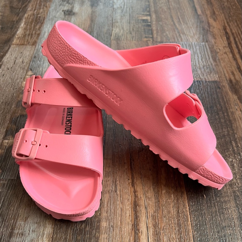 Birkenstock Pink EVA Arizona Slide Sandals